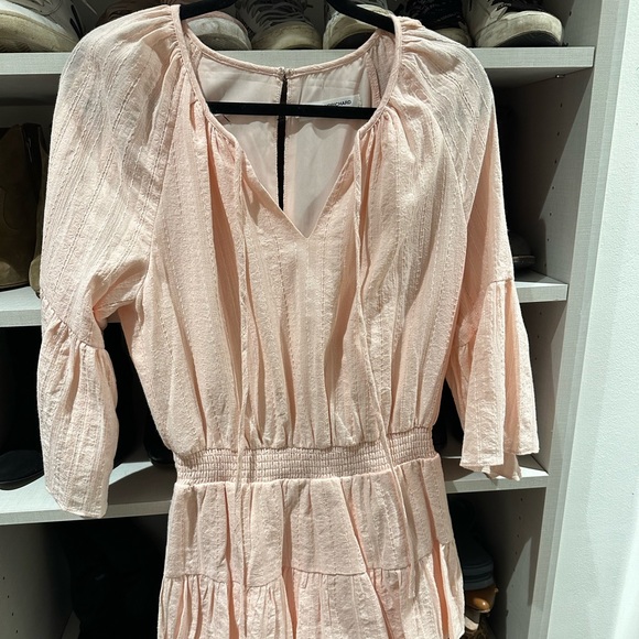 Amanda Uprichard Alena Romper, blush, small - Picture 3 of 6